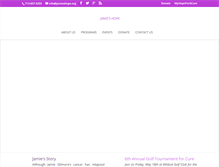 Tablet Screenshot of jamieshope.org